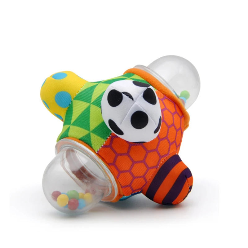 Baby Rattle Toys Ball Baby Toy For Newborn 0-12 Months Stuffed Animals Fabric Rattles Baby HandBell Educational Sensory Toy Gift