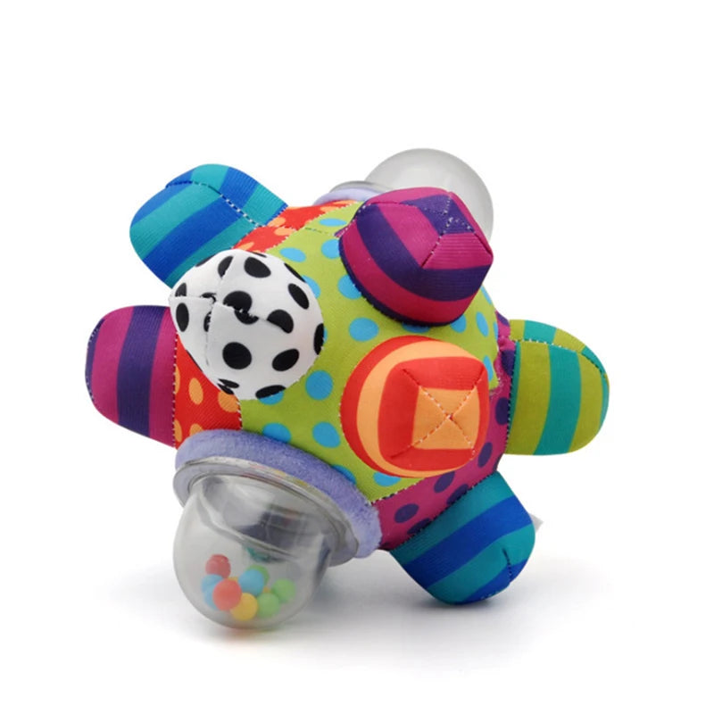 Baby Rattle Toys Ball Baby Toy For Newborn 0-12 Months Stuffed Animals Fabric Rattles Baby HandBell Educational Sensory Toy Gift