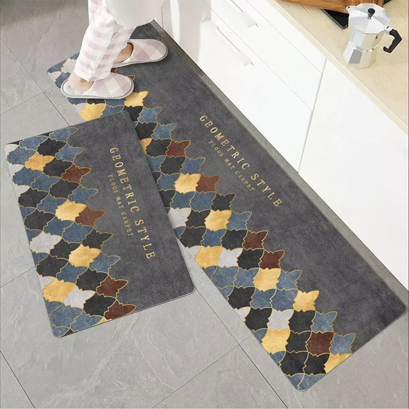 Kitchen Mat Floor Carpet Fashion Simple Nordic Style House Hold Long Strip Door Modern Home Decor