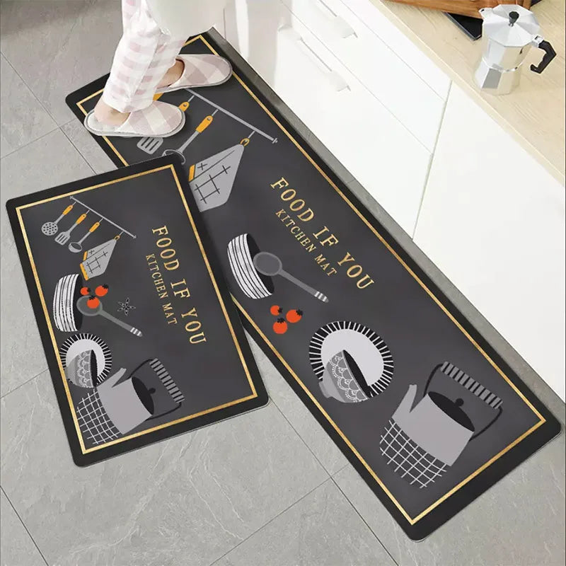 Kitchen Mat Floor Carpet Fashion Simple Nordic Style House Hold Long Strip Door Modern Home Decor