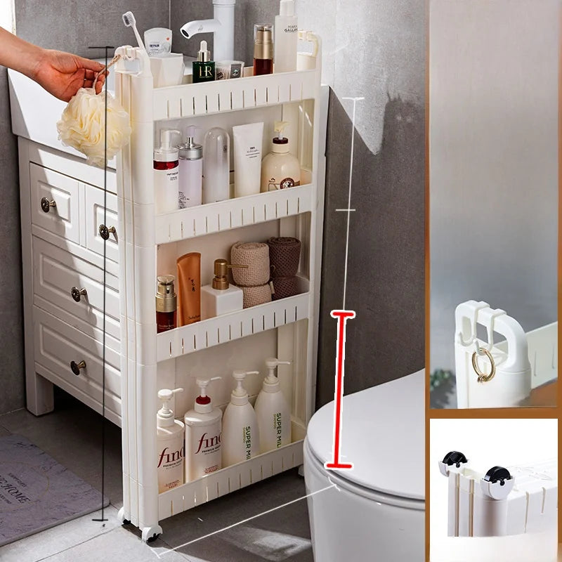 Narrow Kitchen Frie elf Home Storage Organizer Plastic Wall Maximizing Utilization Ra elf