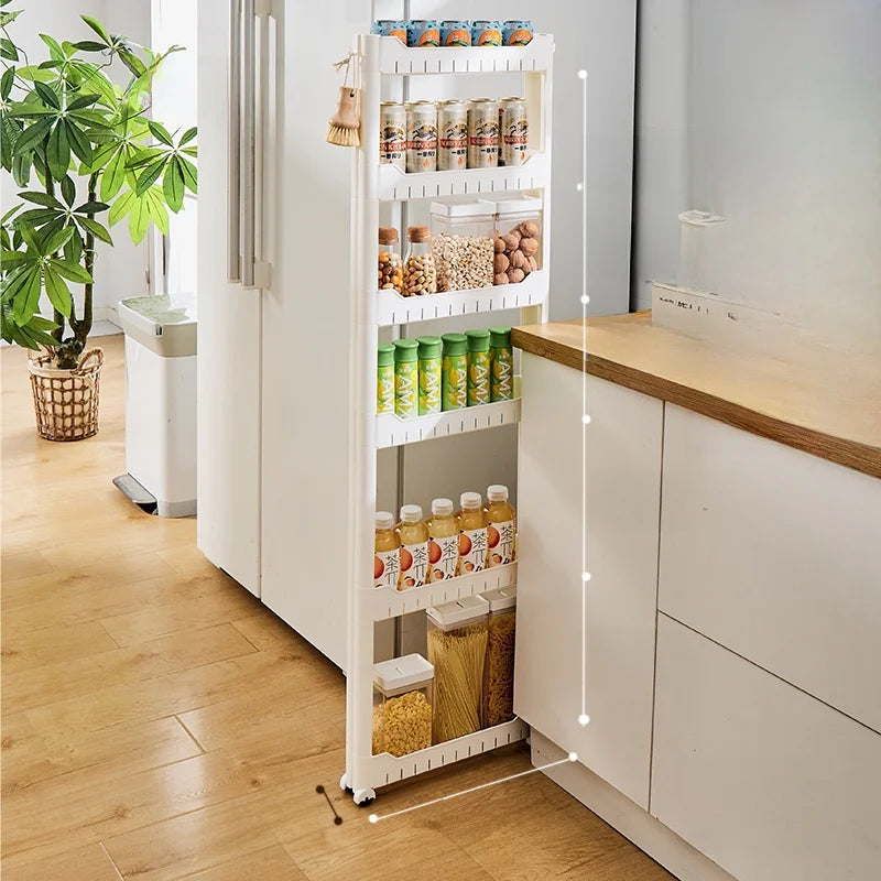 Narrow Kitchen Frie elf Home Storage Organizer Plastic Wall Maximizing Utilization Ra elf