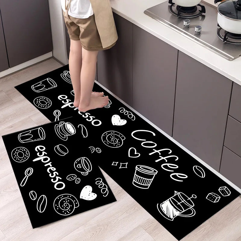 Kitchen Mat Floor Carpet Fashion Simple Nordic Style House Hold Long Strip Door Modern Home Decor