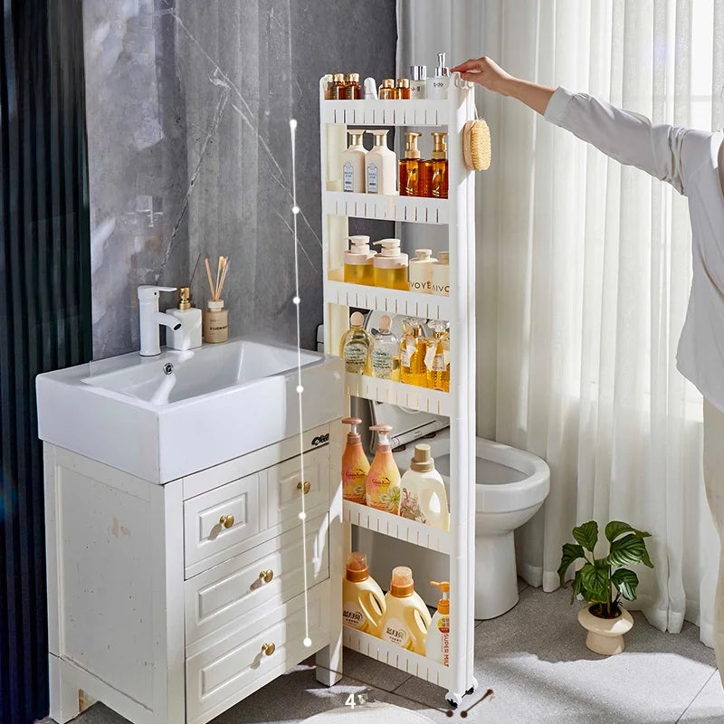 Narrow Kitchen Frie elf Home Storage Organizer Plastic Wall Maximizing Utilization Ra elf