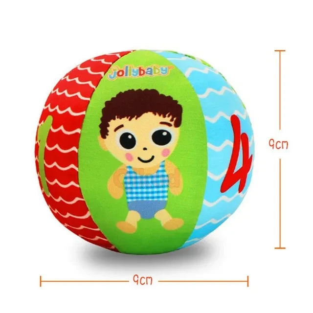 2019 Baby Toys For Children Animal Ball Soft Plush Mobile Toy With Sound Baby Rattle Infant Body Building Ball Toy For Baby Gift