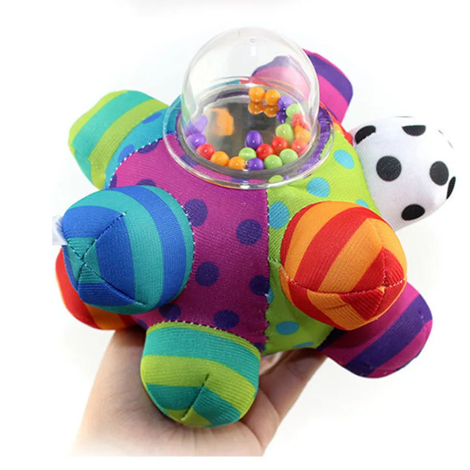 Baby Rattle Toys Ball Baby Toy For Newborn 0-12 Months Stuffed Animals Fabric Rattles Baby HandBell Educational Sensory Toy Gift