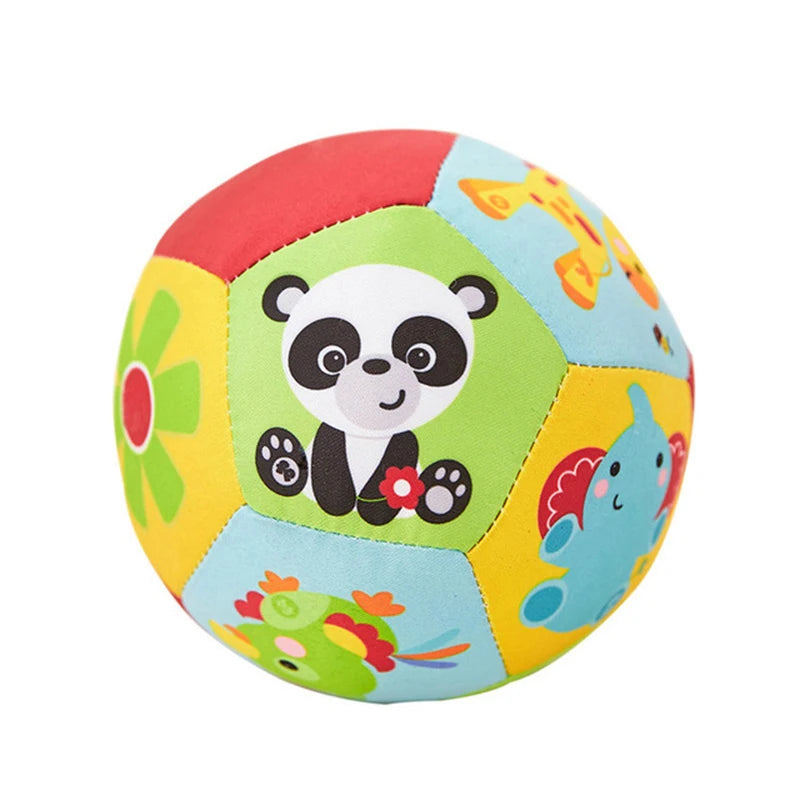 Baby Rattle Toys Ball Baby Toy For Newborn 0-12 Months Stuffed Animals Fabric Rattles Baby HandBell Educational Sensory Toy Gift