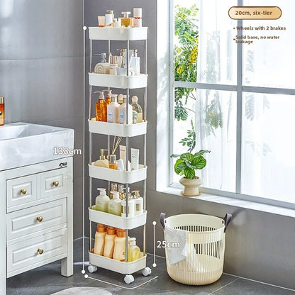 Narrow Kitchen Frie  elf Home Storage Organizer Plastic Wall Maximizing Utilization Ra elf
