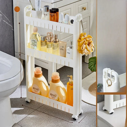Narrow Kitchen Frie  elf Home Storage Organizer Plastic Wall Maximizing Utilization Ra elf