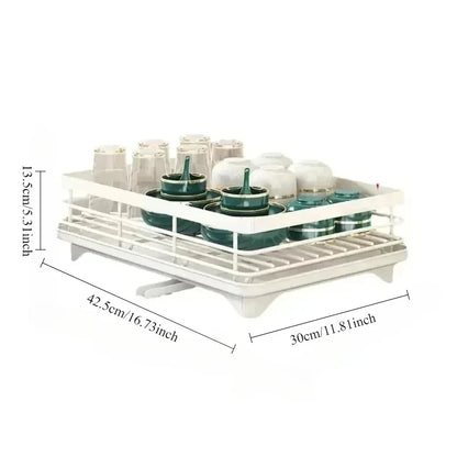 3.Storage bowl and plate rack, countertop, multi-functional bowl rack, kitchen storage rack inside the cabinet