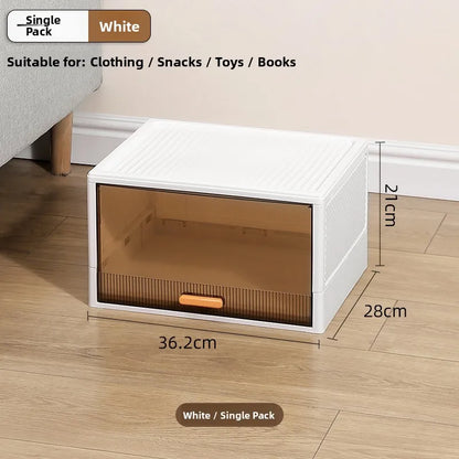 Batoom Kitchen  Storage Cabinet Multi-layer Ra Door Ba Flip Cover Cabinet Wall Mounted Organizer for Clothes Living ...