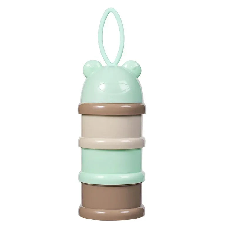 Baby Milk Powder Box, Removable Milk Powder Box Portable Easy To Carry for Toddlers in The Room Light Pink  Snack Container