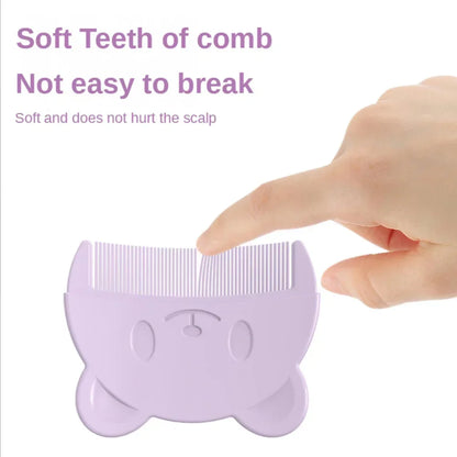 New Baby Care Accessories Fetal Head Fat Comb Infant Bathing Soft Comb Newborn Hair Cleaning Supplies Infant Comb Head Massager