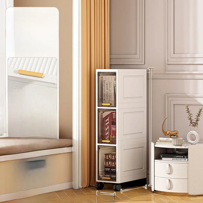 Batoom Kitchen  Storage Cabinet Multi-layer Ra Door Ba Flip Cover Cabinet Wall Mounted Organizer for Clothes Living ...