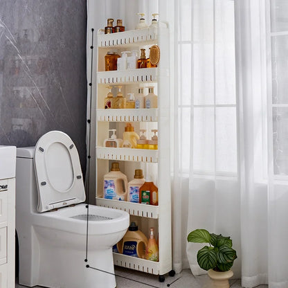 Narrow Kitchen Frie  elf Home Storage Organizer Plastic Wall Maximizing Utilization Ra elf