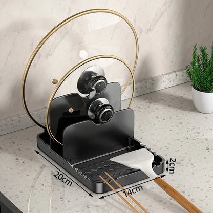 Kitchen Pot Stand Organizers Storage Rack Cutting Board Holder Spoon Drain Holder Tableware Drainboard Kitchens Accessories