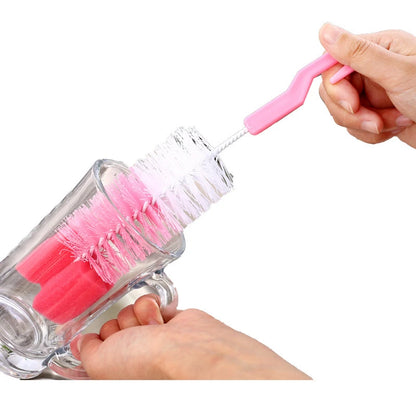Baby Bottle Brush Multi-Purpose Long Handle Fine Hair Sponge Cleaning Brush Household Dishwashing Cup Washing Cleaning Tools Bab