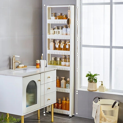 Narrow Kitchen Frie  elf Home Storage Organizer Plastic Wall Maximizing Utilization Ra elf