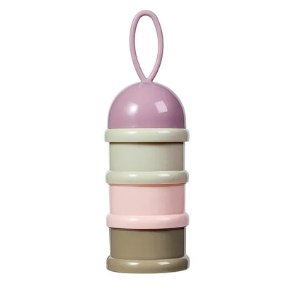 Baby Milk Powder Box, Removable Milk Powder Box Portable Easy To Carry for Toddlers in The Room Light Pink  Snack Container