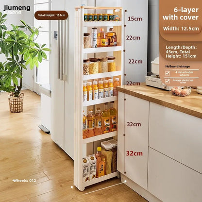 Narrow Kitchen Frie  elf Home Storage Organizer Plastic Wall Maximizing Utilization Ra elf