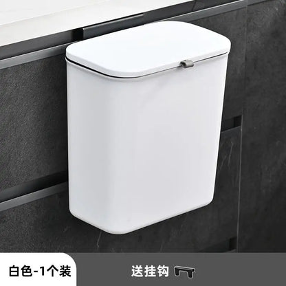 Large Size Wall-Mounted Kitchen Tra Can Living Room Batoom Hanging Waste Paper Basket Food Residue Classin Storage...