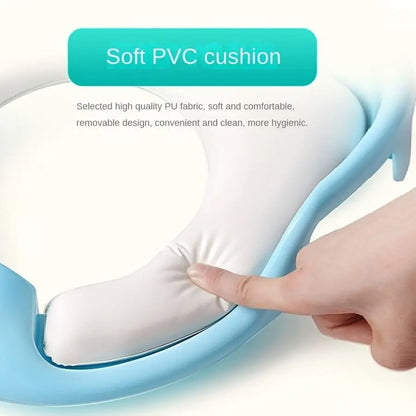 Children's Toilet Seat, Baby Soft Toilet Seat, Portable Baby Toilet Auxiliary