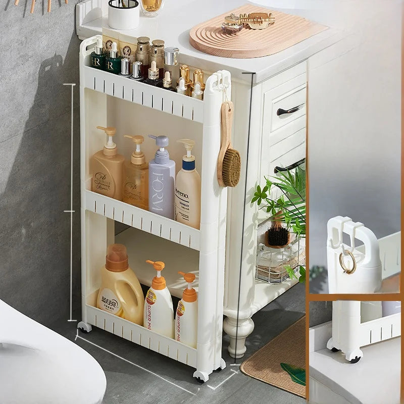 Narrow Kitchen Frie  elf Home Storage Organizer Plastic Wall Maximizing Utilization Ra elf