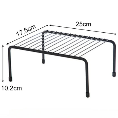 Kitchen Cabinet Organizer Shelf Iron Storage Rack Holder Bathroom Cabinet Organizer Food Pantry Organization and Storage Shelves