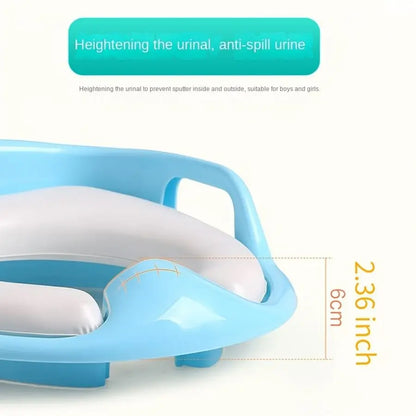 Children's Toilet Seat, Baby Soft Toilet Seat, Portable Baby Toilet Auxiliary