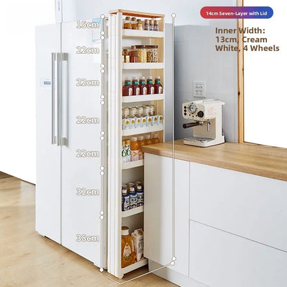 Narrow Kitchen Frie  elf Home Storage Organizer Plastic Wall Maximizing Utilization Ra elf
