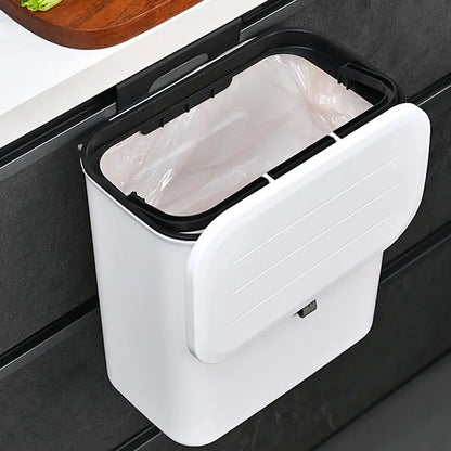 Large Size Wall-Mounted Kitchen Tra Can Living Room Batoom Hanging Waste Paper Basket Food Residue Classin Storage...