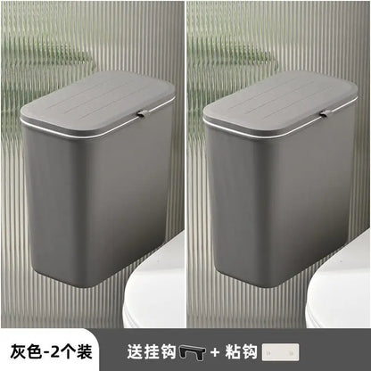 Large Size Wall-Mounted Kitchen Tra Can Living Room Batoom Hanging Waste Paper Basket Food Residue Classin Storage...