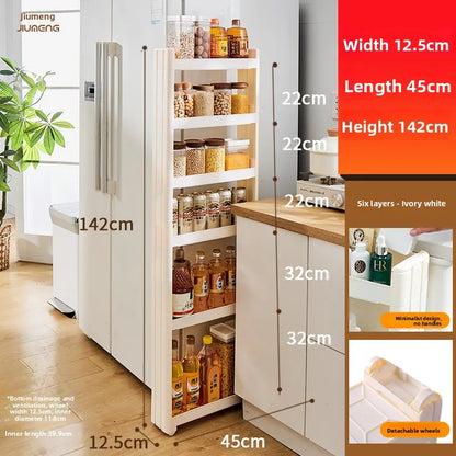 Narrow Kitchen Frie  elf Home Storage Organizer Plastic Wall Maximizing Utilization Ra elf