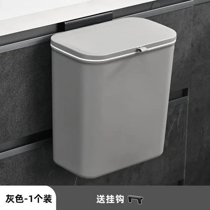 Large Size Wall-Mounted Kitchen Tra Can Living Room Batoom Hanging Waste Paper Basket Food Residue Classin Storage...