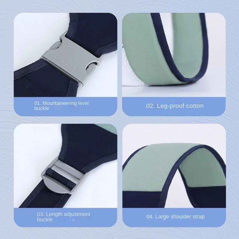 Breathable Baby Carrier For Newborn To Toddler Adjustable Ergonomic Support Front/back Carry Lightweight&Compact Design Backpack