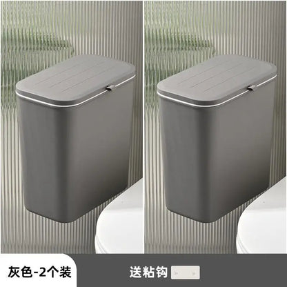 Large Size Wall-Mounted Kitchen Tra Can Living Room Batoom Hanging Waste Paper Basket Food Residue Classin Storage...