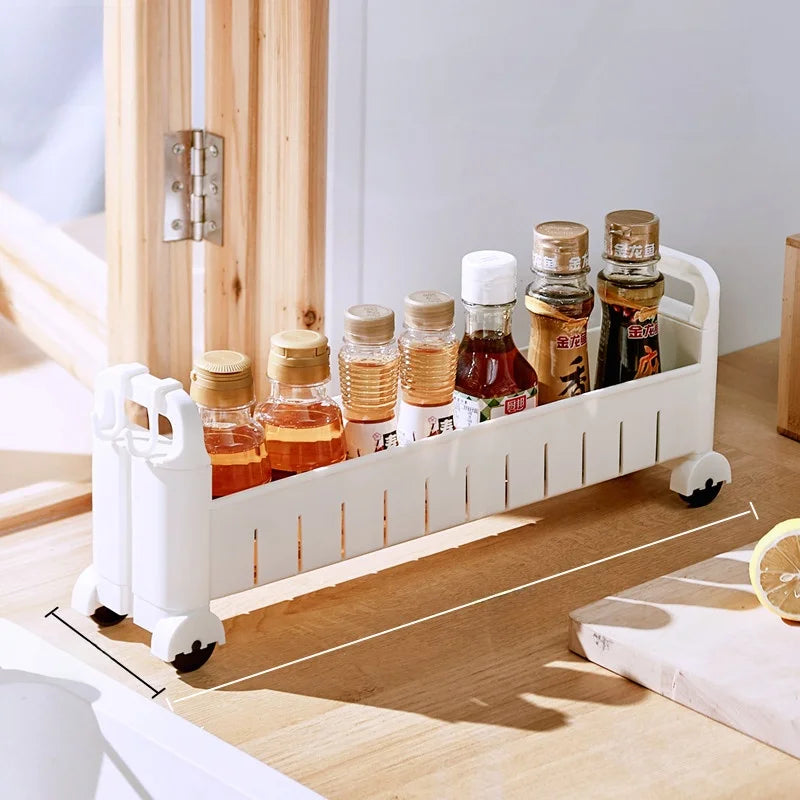 Narrow Kitchen Frie  elf Home Storage Organizer Plastic Wall Maximizing Utilization Ra elf