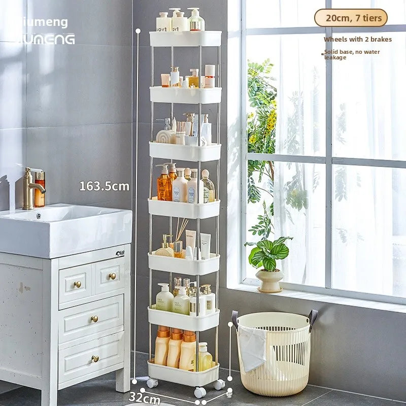 Narrow Kitchen Frie  elf Home Storage Organizer Plastic Wall Maximizing Utilization Ra elf