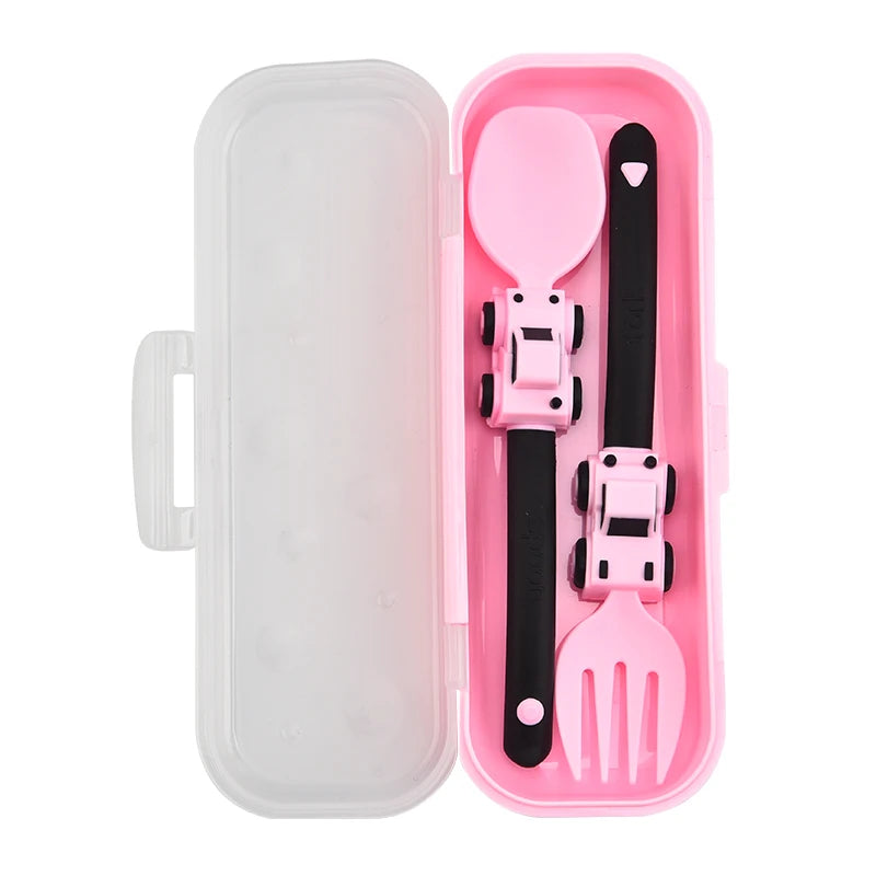 Mother Kids Things for Baby Complementary Feeding Utensils Children's Dishware Babies Cutlery Spoon Tableware Fork Stuff Solid