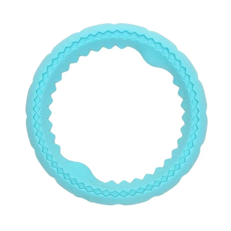 TPR Pet Flying Discs Dog Training Ring Puller Resistant Bite Floating Toy Puppy Outdoor Interactive Game Playing Products Supply