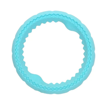 TPR Pet Flying Discs Dog Training Ring Puller Resistant Bite Floating Toy Puppy Outdoor Interactive Game Playing Products Supply