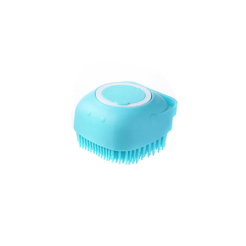 Bathroom Puppy  Dog Cat Bath Washing Massage Gloves Brush Soft  Silicone Pet Accessories for Dogs Cats Tools Mascotas Products