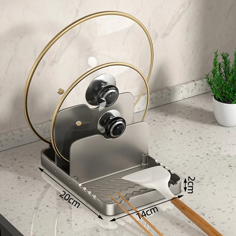 Kitchen Pot Stand Organizers Storage Rack Cutting Board Holder Spoon Drain Holder Tableware Drainboard Kitchens Accessories