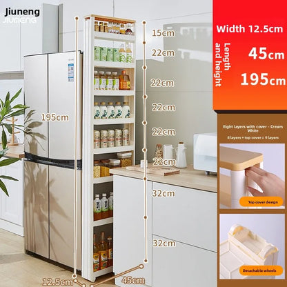 Narrow Kitchen Frie  elf Home Storage Organizer Plastic Wall Maximizing Utilization Ra elf