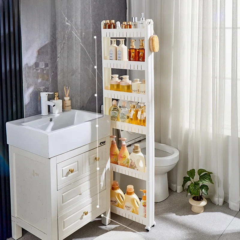 Narrow Kitchen Frie  elf Home Storage Organizer Plastic Wall Maximizing Utilization Ra elf