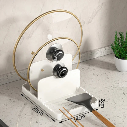 Kitchen Pot Stand Organizers Storage Rack Cutting Board Holder Spoon Drain Holder Tableware Drainboard Kitchens Accessories