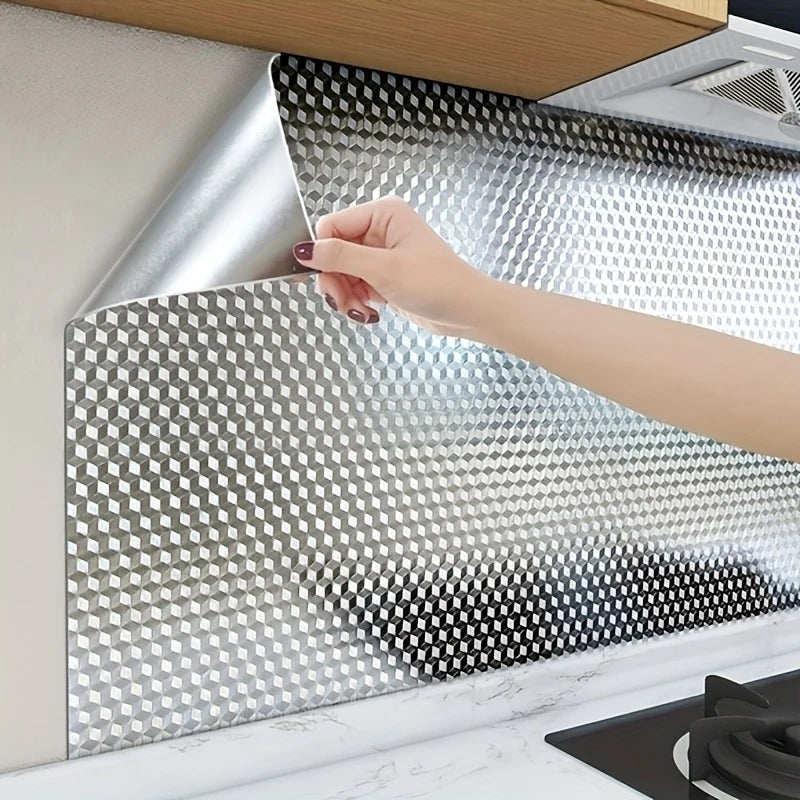 Kitchen DIY Decorative Film PVC Self Adhesive Wallpaper Furniture Renovation Stickers Kitchen Cabinet Waterproof Wall Paper